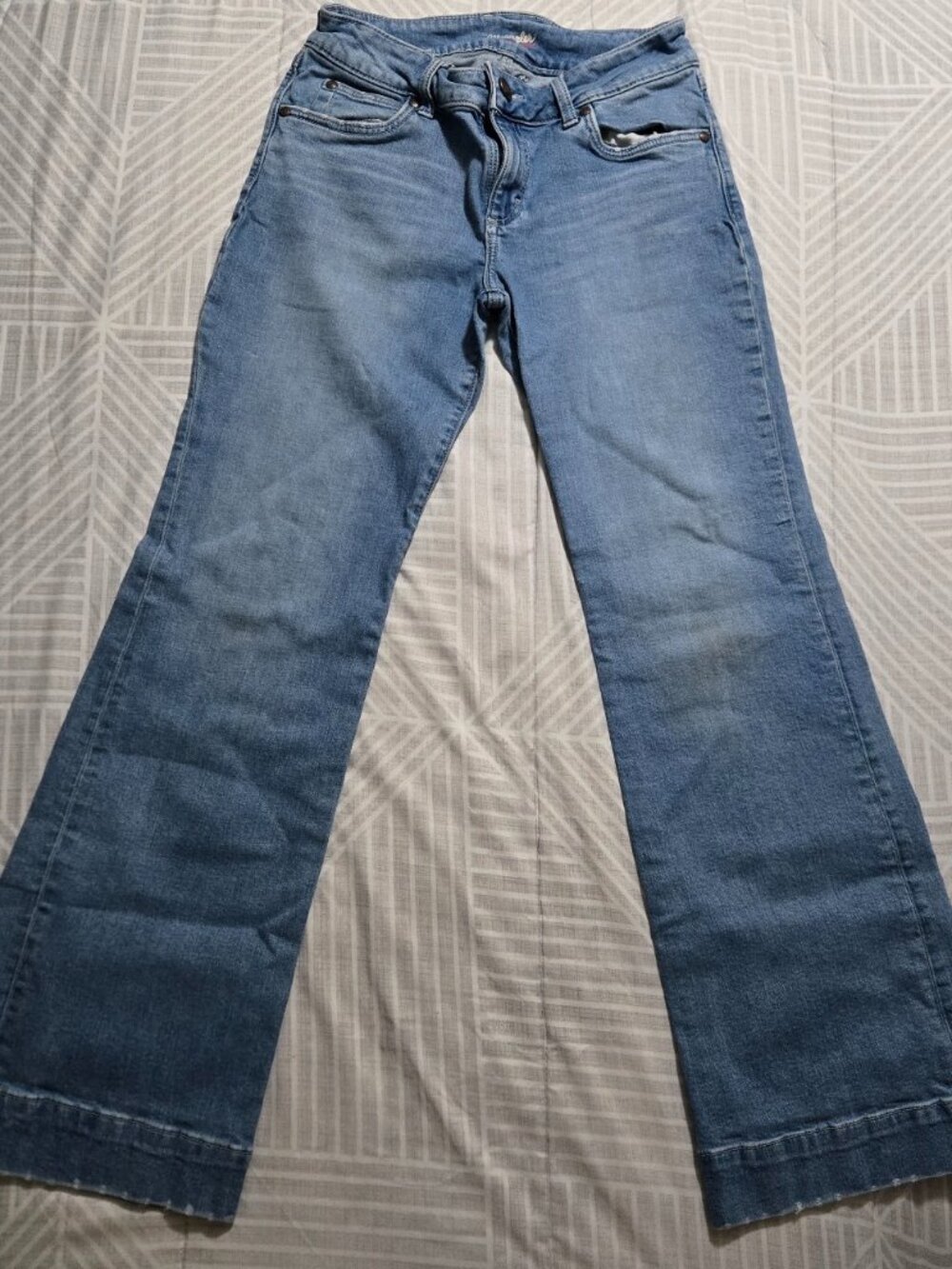 Wrangler Retro Mae Mid Rise Trouser Flare Jeans 28x32 - Picture 3 of 7
